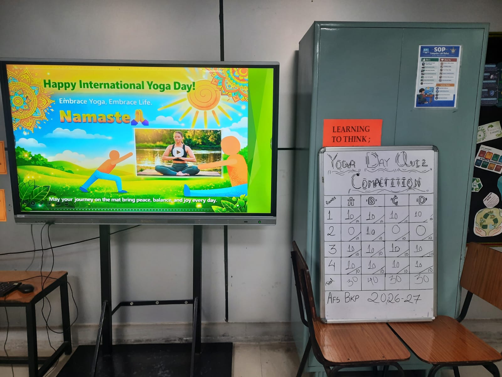 12th International Yoga celebration 